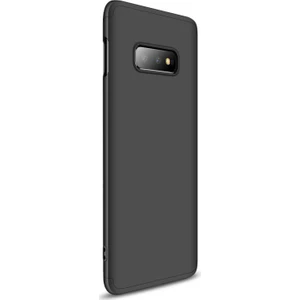 Samsung Galaxy S10E Kılıf Double Dip 360 Protective Siyah