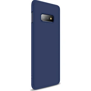 Samsung Galaxy S10E Kılıf Double Dip 360 Protective Lacivert