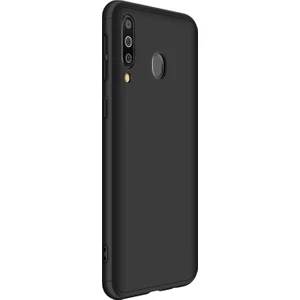 Samsung Galaxy M30 Kılıf Double Dip 360 Protective Siyah