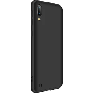 Samsung Galaxy M10 Kılıf Double Dip 360 Protective Siyah