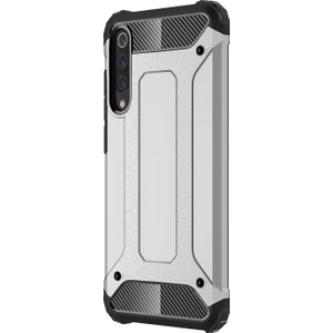 Xiaomi Mi 9 Kılıf Rugged Armor Gümüş
