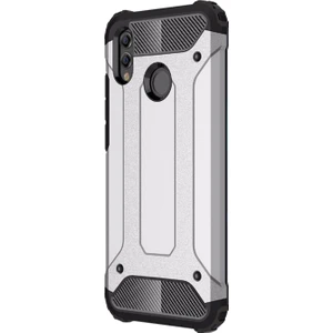Huawei Honor 10 Lite Kılıf Rugged Armor Gümüş