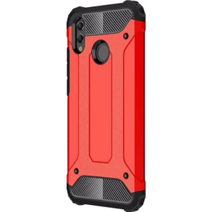 Huawei Honor 10 Lite Kılıf Rugged Armor Kırmızı