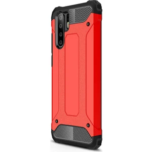 Huawei P30 Pro Kılıf Rugged Armor Kırmızı