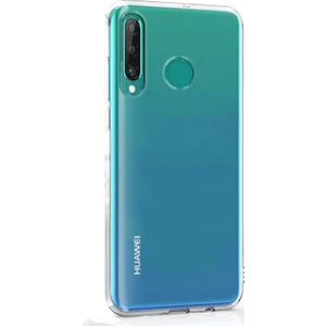 Huawei P30 Lite Kılıf Transparent Soft Beyaz