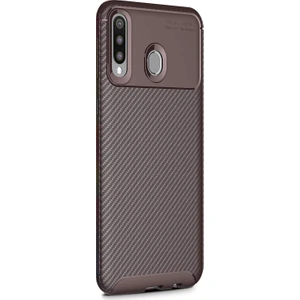 Samsung Galaxy M30 Kılıf Legion Series Kahverengi