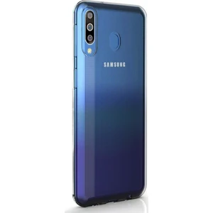 Samsung Galaxy M30 Kılıf Transparent Soft Beyaz