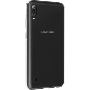 Samsung Galaxy M10 Kılıf Transparent Soft Beyaz
