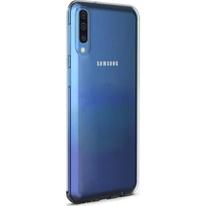 Samsung Galaxy A50 Kılıf Transparent Soft Beyaz