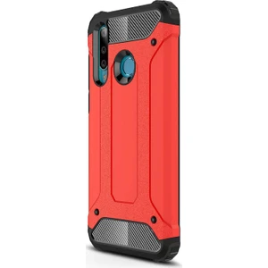 Huawei P30 Lite Kılıf Rugged Armor Kırmızı