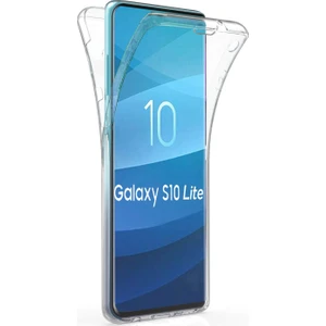 Samsung Galaxy S10E Kılıf 6 Tarafı Tam Full Koruma 360 Clear Soft Şeffaf