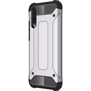 Samsung Galaxy A70 Kılıf Rugged Armor Gümüş