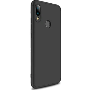 Xiaomi Redmi Note 7 Pro Kılıf Double Dip 360 Protective Siyah