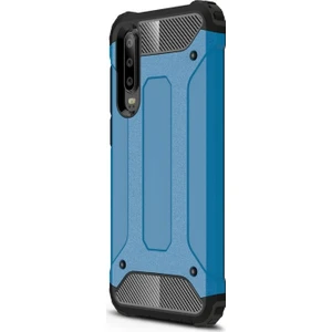 Huawei P30 Kılıf Rugged Armor Mavi