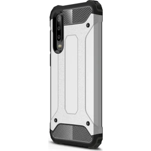 Huawei P30 Kılıf Rugged Armor Gümüş