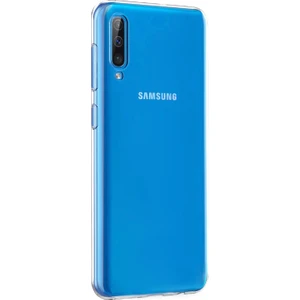 Samsung Galaxy A70 Kılıf Transparent Soft Beyaz