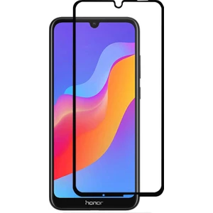 Huawei Y6 2019 Tam Kaplayan Temperli Cam Ekran Koruyucu Siyah
