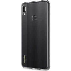 Huawei Y6 2019 Kılıf Transparent Soft Beyaz