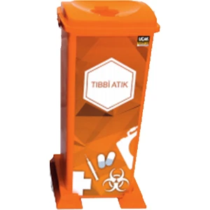 Tuncel Teknik Sıfır Atık Çöp Kovası 70 Litre-Tıbbi Atık