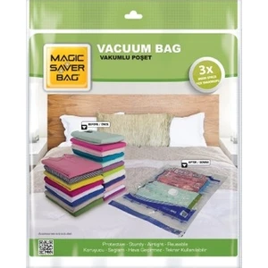 Magic Saver Bag Büyük Boy Vakumlu Hurç Yorgan Hurcu Vakumlu Hurc Poşet Saklama Torbası 55 x 90CM