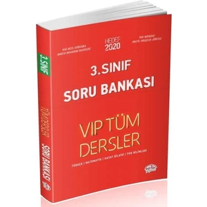 Editör Yayınları 3. Sınıf VIP Tüm Dersler Soru Bankası