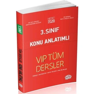 Editör Yayınları 3. Sınıf VIP Tüm Dersler Konu Anlatımlı