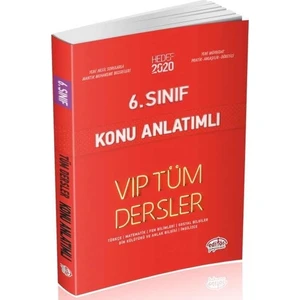 Editör Yayınları 6. Sınıf VIP Tüm Dersler Konu Anlatımlı