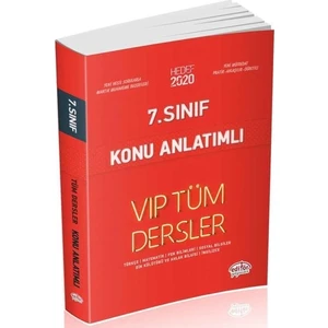 Editör Yayınları 7. Sınıf VIP Tüm Dersler Konu Anlatımlı