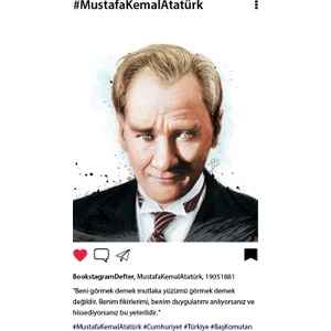 Atatürk Frakli - Bookstagram Defter