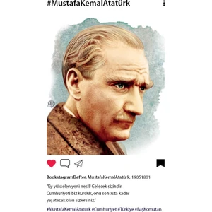 Atatürk Profil - Bookstagram Defter