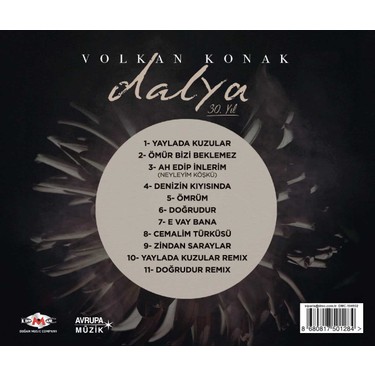 DMC - Volkan Konak / Dalya (CD) Fiyatı - Taksit Seçenekleri