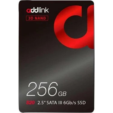 Addlink 3D NAND 256GB 510-400MB/s 2.5" Sata3.0 SSD