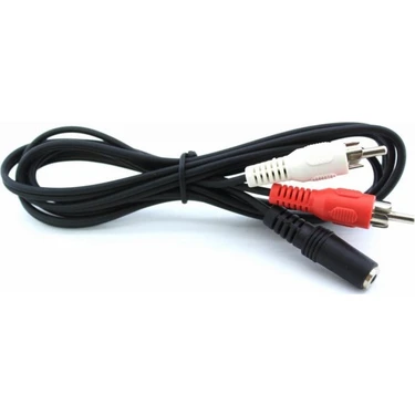 Swat 2Rca Erkek 3,5Mm Stereo Dişi Ses Kablosu 1,5