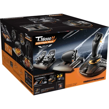 PC用ゲームコントローラー・コンバーター Thrustmaster T.16000M FCS FLIGHT PACK Thrustmaster T16000M Fcs Flight Pack-Pc Joystick (Pc) Fiyatı