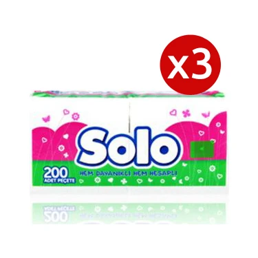 Solo Peçete 200YP x 3'