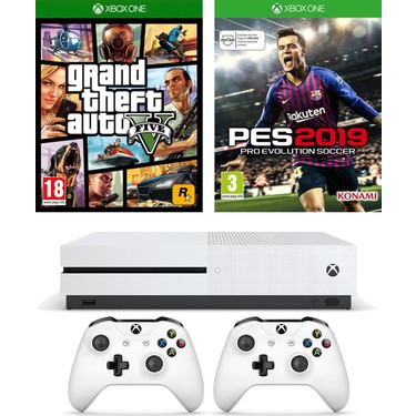 microsoft xbox one s 1 tb oyun konsolu pes 19 gta 5 2 fiyati