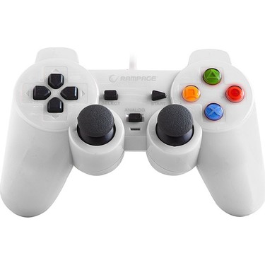 Snopy Rampage Sg R602 Ps3 Pc Beyaz Usb 1 8m Joypad Fiyati