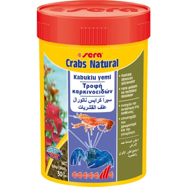 Sera Crabs Natural Kabuklu Yemi 100