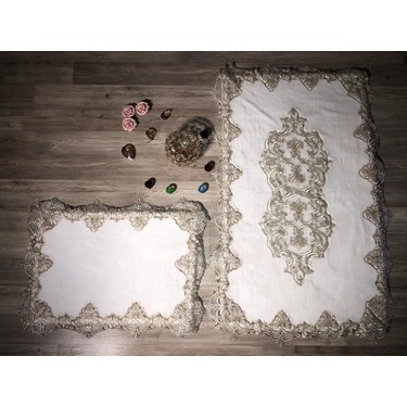 Bonny Home 2 Li Fransiz Dantelli Banyo Paspasi Klozet Fiyati