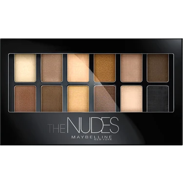 Maybelline New York 12 Renk Göz Farı Paleti Mat ve Saten Dokulu Yoğun Pigment Uzun Süre