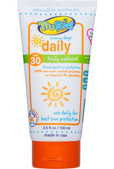 Trukid Sunny Days Daily Spf 30+ Mineral Organik İçerikli Güneş Kremi 100 ml