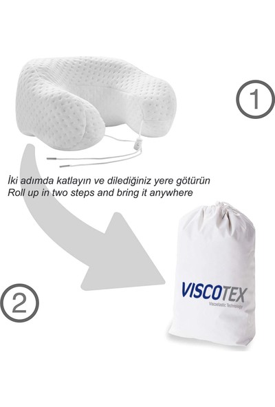 Viscotex Boyun Yastığı 30X28X12 cm / Neck Pillow