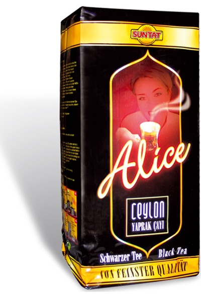 Baktat Alice Bergamotlu Siyah Yaprak Ceylon Çayı 500 gr