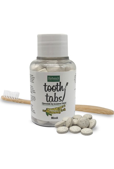 Herbatech Çiğnenebilir Diş Temizleme Tableti (Misvak)