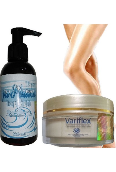 Promasseur Plus Kokusuz Tatsız Sade Masaj Yağı-Variflex Krem ile