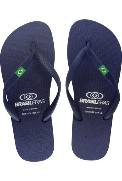 Brasileras Classic Çocuk Terlik Mavi 27-34