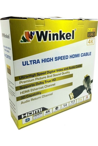 Antenci Winkel 25METRE Full Hd 4K UHD HDMI Kablo