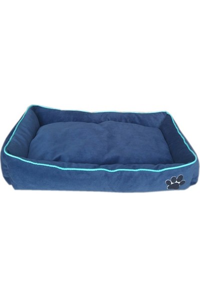 Nohov Tay Tüyü Köpek Yatağı M 15 x 60 x 80 cm Mavi