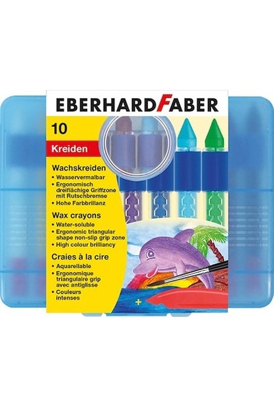Eberhard Faber Mumlu Pastel Sulandırılabilir 10 Renk