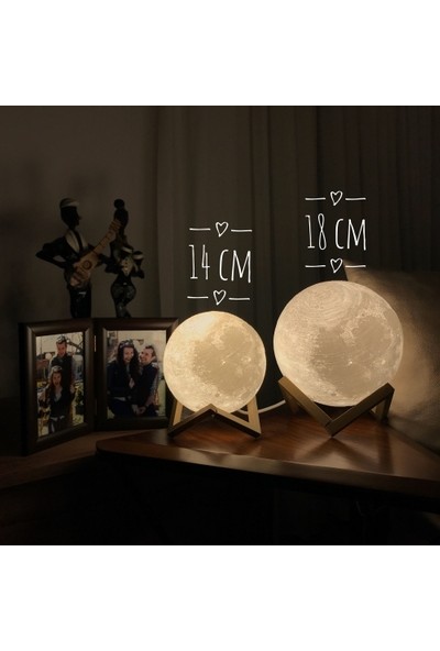 Minda Ay Gece Lambası - Moon Lamp